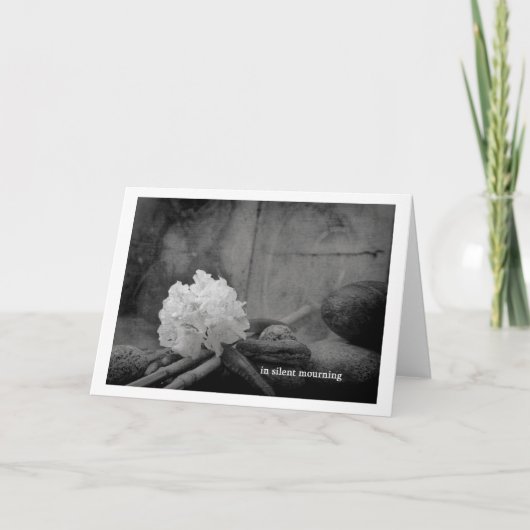 stille Trauer Karte (Vorderseite)