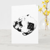 Stille treue Botschaft Karte (Gelbe Blume)