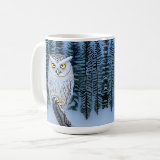 Stille Uhr - Nordwinterwald - Grauschnecke Kaffeetasse (Vorderseite Links)