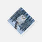 Stille Uhr - Nordwinterwald - Grauschnecke Serviette (Ecke)