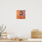 Stille Umlaufbahn Poster (Küche)