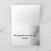 Stille und Inspirationskarte Karte (Innenseite)