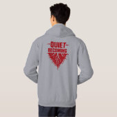 Stille Verwandlung Hoodie (Schwarz voll)