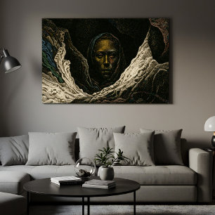 Stille Wache Leinwanddruck