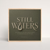  STILLE WASSER | PSALM 23:2 | POSTER