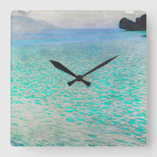 Stille Wasser Quadratische Wanduhr