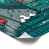 Stille Wasser sind tief. Poster (Ecke)