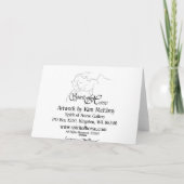 Stille Weise Karte (Rückseite)