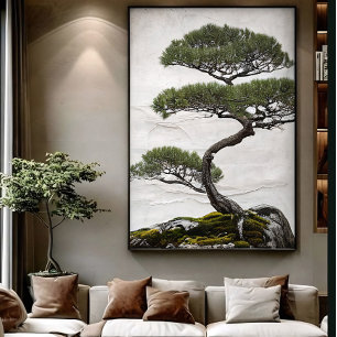 Stille Weisheit Leinwanddruck