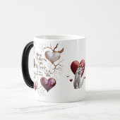 Stille Whiskers Magic Tasse - Morphing Liebe (Vorderseite Links)