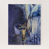 Stille Winternacht Puzzle (Vertikal)