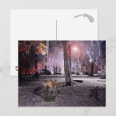 Stille Wood Postkarte (Vorne/Hinten)