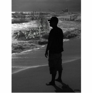 Stille Wunden Freistehende Fotoskulptur