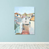 "Stille Zeit in Cornwall" von Gordon Ashton. Leinwanddruck (Insitu (Holzboden))