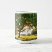 Stille Zeit mit einem großen Baum Kaffeetasse (Mittel)