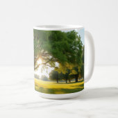 Stille Zeit mit einem großen Baum Kaffeetasse (VorderseiteRechts)