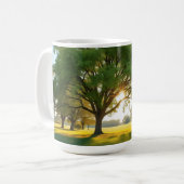 Stille Zeit mit einem großen Baum Kaffeetasse (Vorderseite Links)