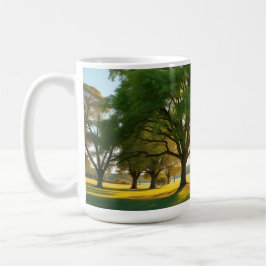 Stille Zeit mit einem großen Baum  Kaffeetasse