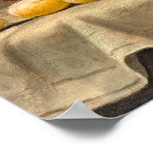 Stilleben, Äpfel, Trauben, Barton Stone Hays Poster (Ecke)