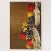 Stilleben, Äpfel, Trauben, Obst Puzzle (Vertikal)