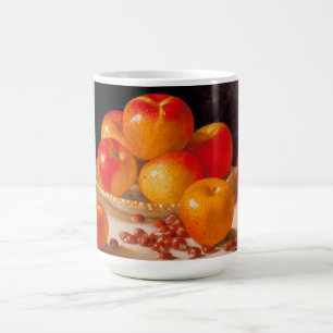 Stilleben, Äpfel und Kastanien Kaffeetasse