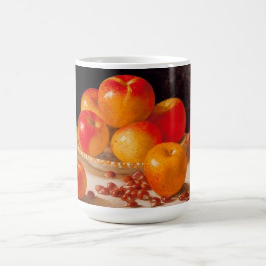 Stilleben, Äpfel und Kastanien Kaffeetasse (Mittel)