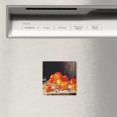 Stilleben, Äpfel und Kastanien Magnet (In Situ (Geschirrspüler))