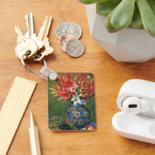 Stilleben Blumen und Früchte von Pierre Renoir Schlüsselanhänger