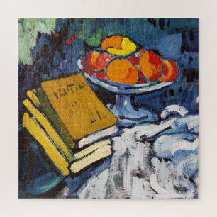Stilleben Bücher und Schale Maurice de Vlaminck Puzzle