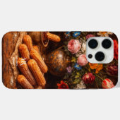 Stilleben Florale Churros | Monogramm Case-Mate iPhone Hülle (Rückseite (Horizontal))