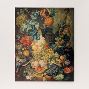 Stilleben Früchte und Blumen Jan Van Os 1774 Puzzle