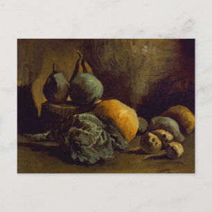 Stilleben Gemüse & Obst Van Gogh Fine Art Postkarte