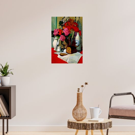 Stilleben in der chinesischen Malerei Poster (Wohnzimmer 3)