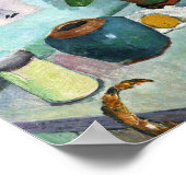 Stilleben Katze August Macke Poster (Ecke)