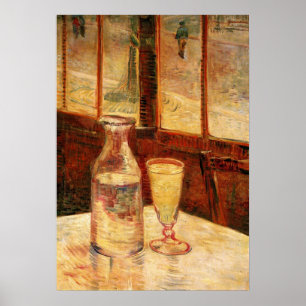Stilleben mit Absinth von Vincent van Gogh Poster