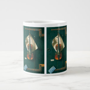 Stilleben mit alter Violine von William Michael Ha Jumbo-Tasse