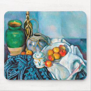 Stilleben mit Äpfeln Paul Cézanne Gemälde Essen Mousepad