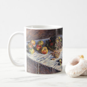 Stilleben mit Äpfeln und Trauben von Claude Monet Kaffeetasse