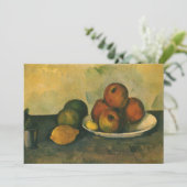 Stilleben mit Äpfeln von Paul Cezanne (Stehend Vorderseite)