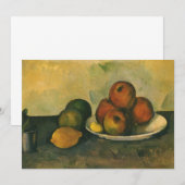 Stilleben mit Äpfeln von Paul Cezanne (Vorne/Hinten)
