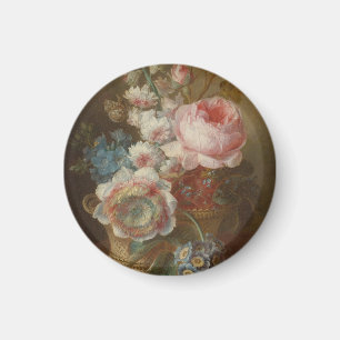 Stilleben mit Blumen – Cornelis van Spaendonck Magnet