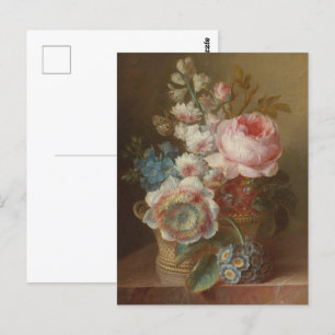 Stilleben mit Blumen – Cornelis van Spaendonck Postkarte