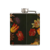 Stilleben mit Blumen in einer Wan-Li-Vase Flachmann (Rückseite)