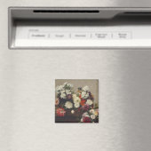 Stilleben mit Blumen Magnet (In Situ (Geschirrspüler))