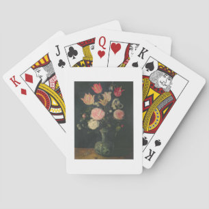 Stilleben mit Blumen Spielkarten