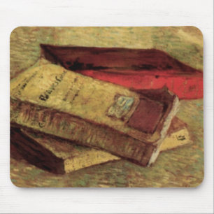 Stilleben mit drei Büchern von Vincent van Gogh Mousepad