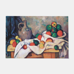 Stilleben mit Früchten, Paul Cezanne Fußmatte