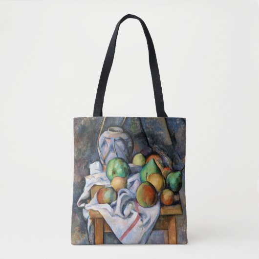Stilleben mit Früchten, Paul Cezanne Tasche (Vorderseite)
