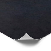 Stilleben mit Kakis auf schwarzem Hintergrund Poster (Ecke)