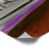 Stilleben mit Pascals Pensées, Poster (Ecke)